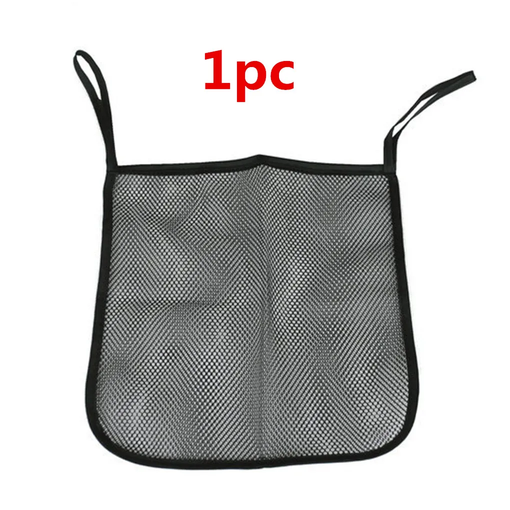 1PC black 1 шт./2 шт./5 шт./8 шт. новая Сетчатая Сумка для коляски для детской коляски, Сетчатая Сумка, аксессуары 30*30 см - Цвет: 1PC black