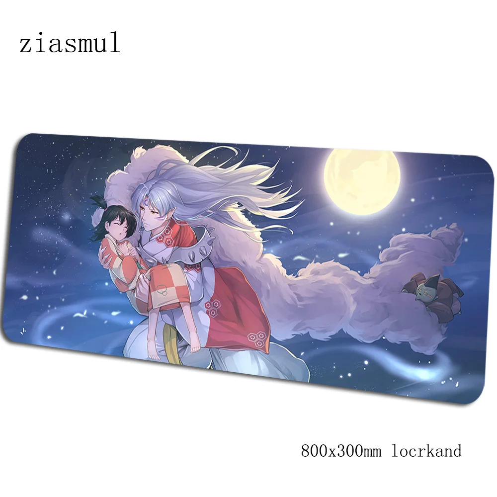 Inuyasha коврик для мыши, 800x300x3 мм, HD узор, компьютерный коврик для мыши, геймерский геймпад, модный игровой коврик для мыши, Настольный коврик, Офисная мышь - Цвет: pattern 11