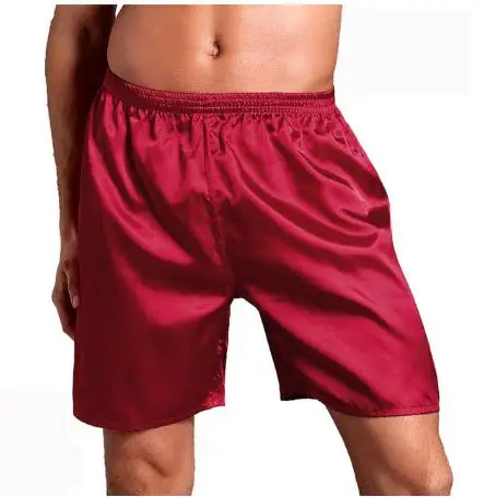 wine red shorts Черный мужской шелковый халат с длинным рукавом халат Летний мужской повседневный халат кимоно с v-образным вырезом юката фланелевый банный Халат - Цвет: wine red shorts