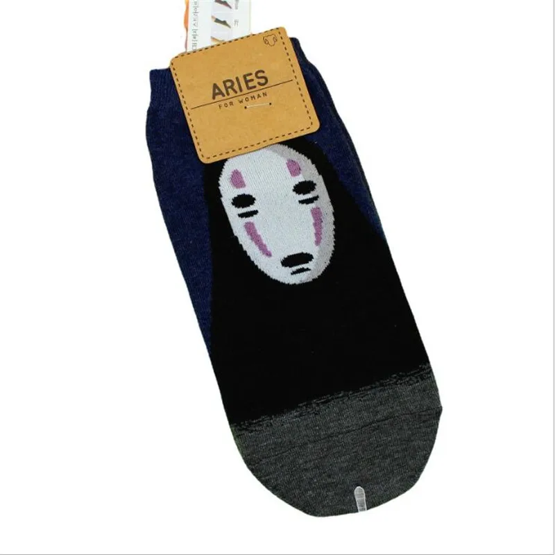 Totoro Sock No face Man Socks Anime Hayao Miyazaki Cartoon Figures Printed Korean Socken Creative Fairydust Cotton Sock Totoro Sock No face Man Socks Anime Hayao Miyazaki Cartoon Figures Printed Korean Socken Creative Fairydust Cotton Sock