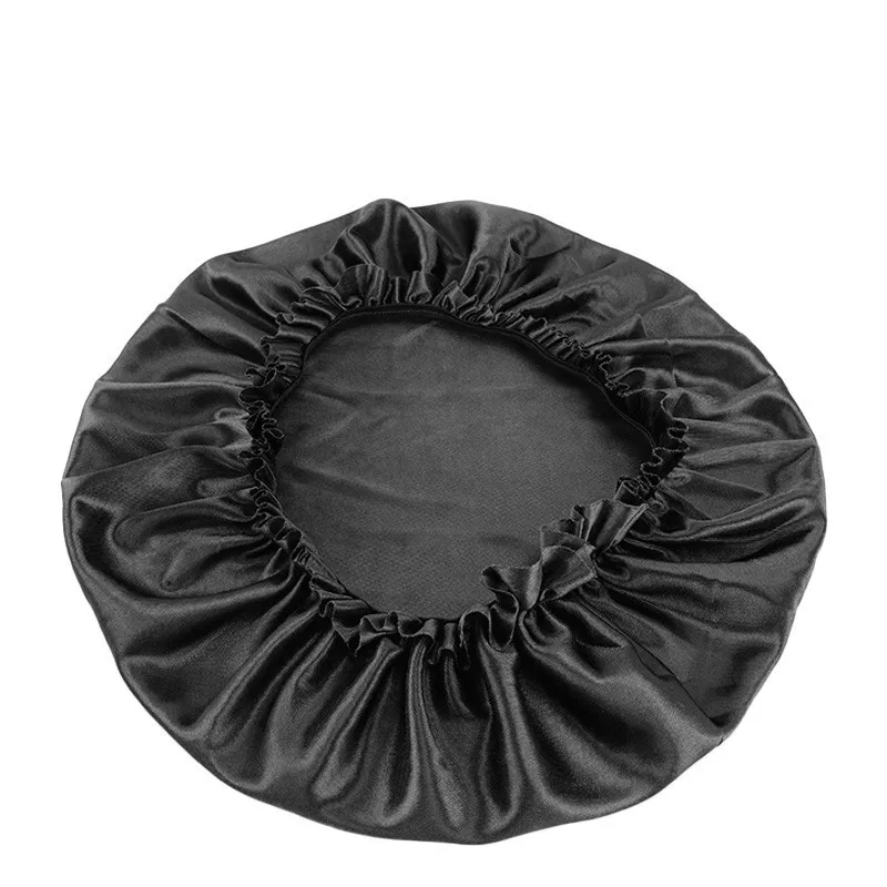 Wholesale Silky Satin Bonnet Hair Cap Double Layer Sleep Night Cap with Invisible Flat Adjusting Button Head Cover Bonnet Hat Wholesale Silky Satin Bonnet Hair Cap Double Layer Sleep Night Cap with Invisible Flat Adjusting Button Head Cover Bonnet Hat