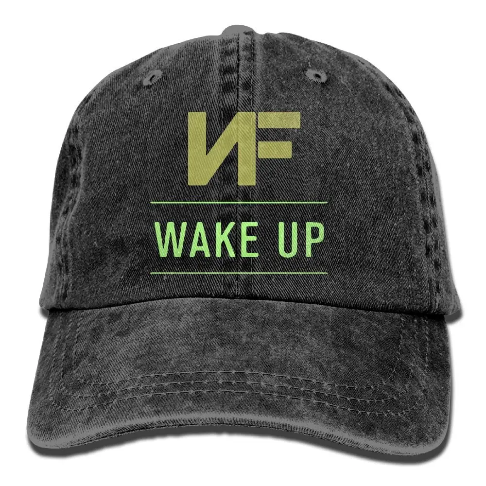 NF Wake up унисекс бейсболка хлопок деним Регулируемая охотничья Кепка для мужчин или женщин