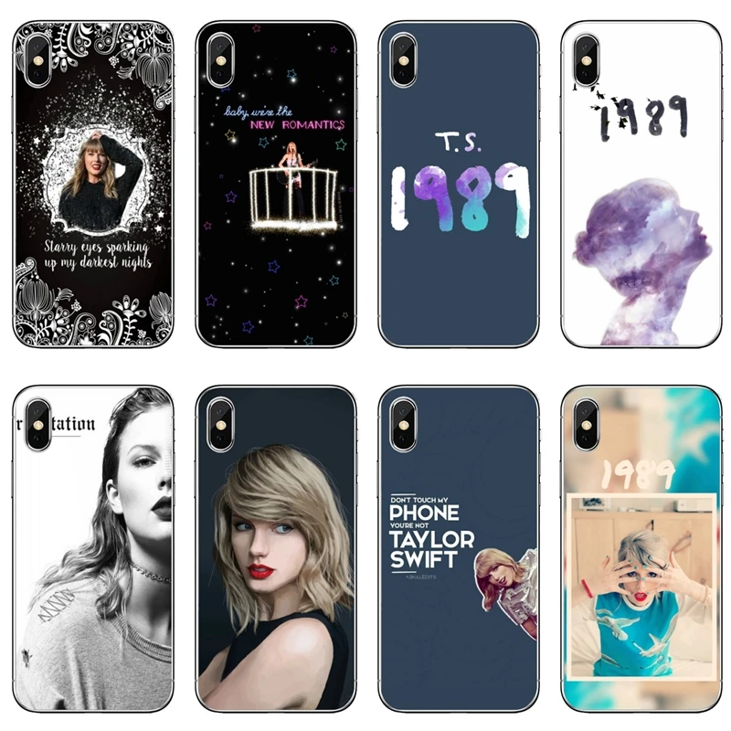 

Transparent phone case For Xiaomi Redmi Note 7 6 6A 5A 4 4A 3 pro S2 5 plus 4x Pocophone F1 1989 taylor girl singer