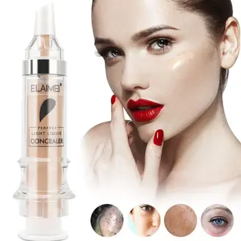 

Foundation Makeup Waterproof Needle Concealer Full Eye Face Cosmetic Cream Coverage Corrector Circles 5ML Base Dark Korea Z4I1