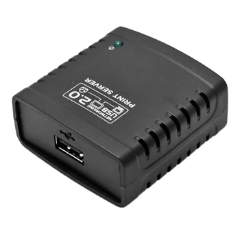 

USB 2.0 LRP Print Server Share A LAN Ethernet Networking Printers Power Adapter with US Plug