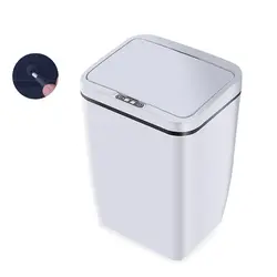12L кухонный дом автоматический датчик из нержавеющей стали умный ванная комната трашкан мусорное ведро индуктивное мусорное хранение