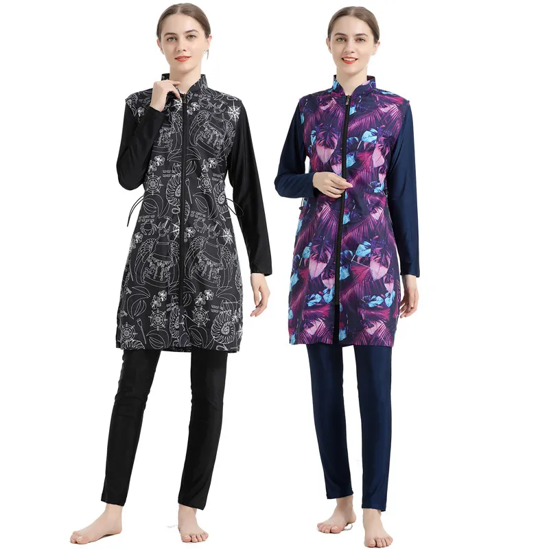 2023 New Burkini Muslim Swimwear Swimsuit Hijab Swimwear Islamic Swimsuit Bathing Suit Women