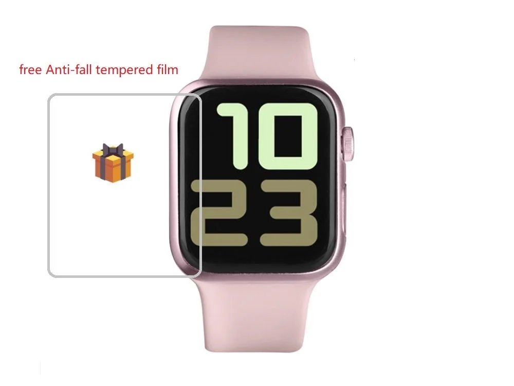pink 38 мм Смарт часы P20 smartwatch водонепроницаемый браслет сенсорный сердечный ритм кровяное давление для Android IOS - Цвет: pink