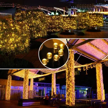 

Bee Solar Powered LED String Lights Solar Powered String Light String Lights for Garden, Patio, Flower, Tree, Lawn new