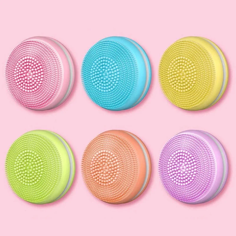 OrtableSmallSiliconeFaceScrubBrushDeepCleansingFaceWashBrush
