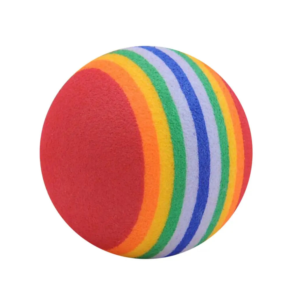 42mm Creative Funny Pet Ball Eva Material Floating Cats Dogs Toys Pet Toys Rainbow Ball Cat Toys Cat Dog Toyss