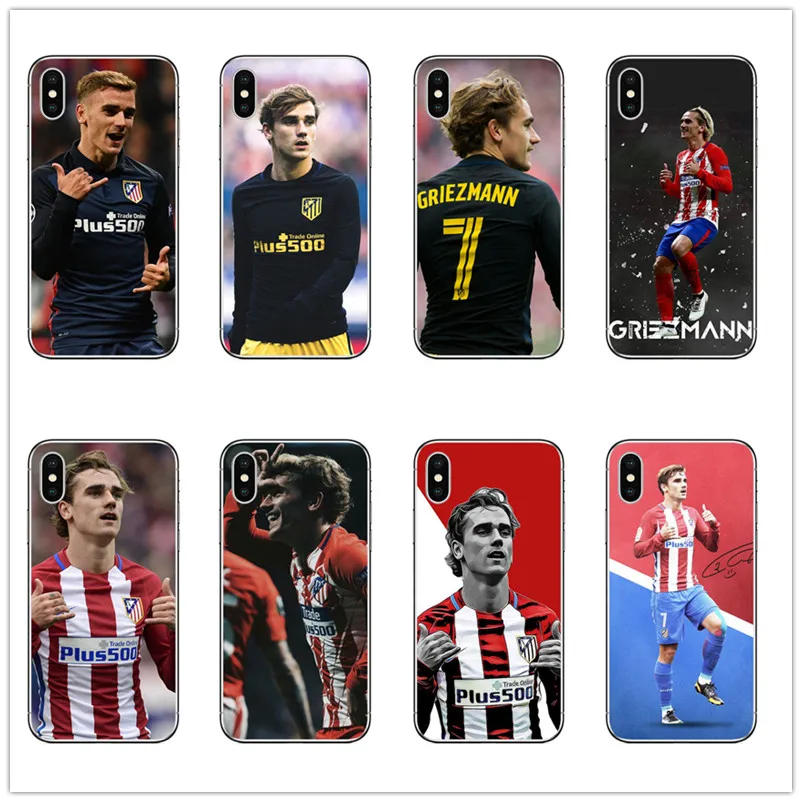 

Soccer Antoine Griezmann MADRID ATLETICO Phone Cases cover Soft TPU silicone for iPhone 5 5s SE 6 6S 7 8 PLUS X XS MAX XR coques