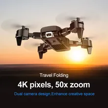Mini Drone 4K Wifi FPV, caméra professionnelle HD, Zoom 50X, 18 minutes de temps de vol, RC, quadcoptes, jouets pour enfants garçons, Kit cadeau KK6