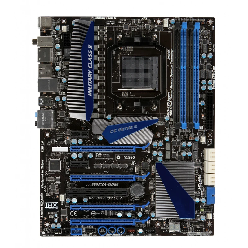

For MSI 990FXA-GD80 Desktop Motherboard AM3+ AM3 990 USB3.0 SATA3 ATX USED 100% tested intact