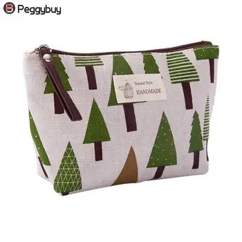 

Printed Cosmetic Bag Fashion Multi-function Canvas Purse Makeup Wash Storage Pouch Hot Sale
