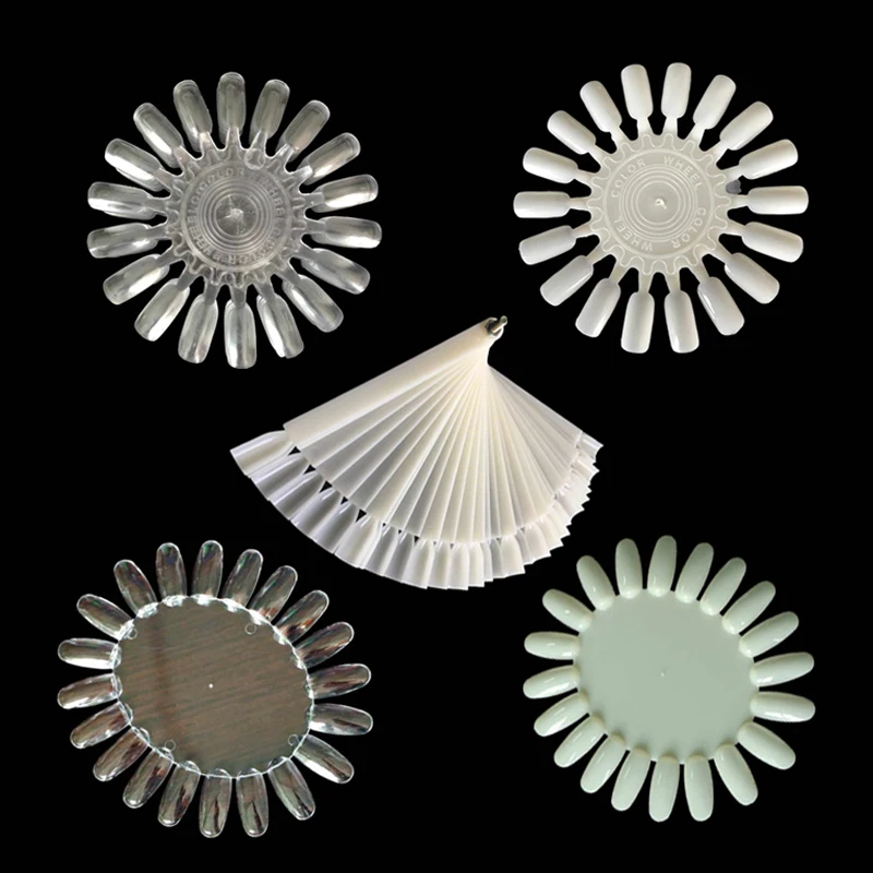 

10/50/500Pcs French False Acrylic Nail Tips Fake Nails UV Gel Manicure Fake Nail Tips White Clear Nail Art Tips Finger Practice