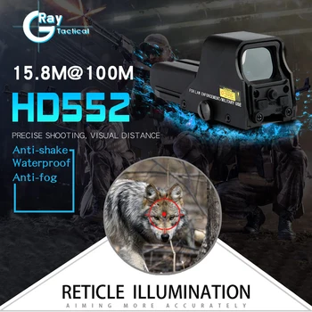 

Holographic Red Dot Sight Aim Military Telescope Collimator Range Optical Sight 20mm Rail Airsoft/Rifle Gun Hunting accessories