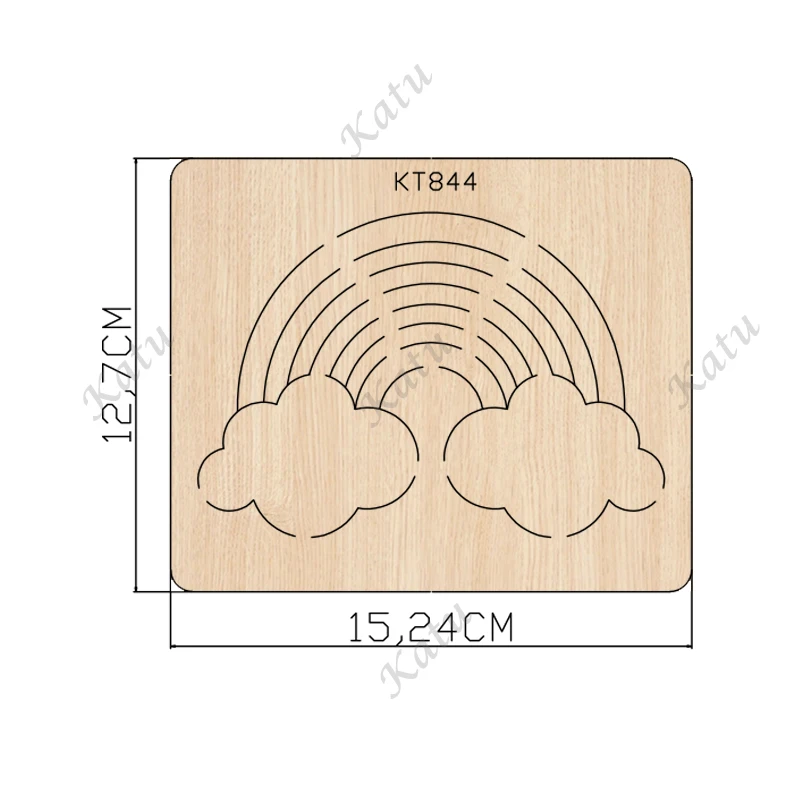 rainbow cutting dies new die cut&wooden dies Suitable for common die cutting machines on the market