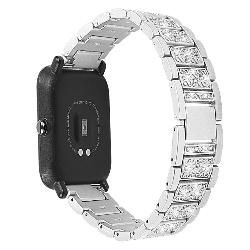 HIPERDEAL Смарт аксессуары Amazfit Bip замена металлический кристалл ремешок для часов Ремешок Для Xiaomi Huami Amazfit Bip Молодежные часы