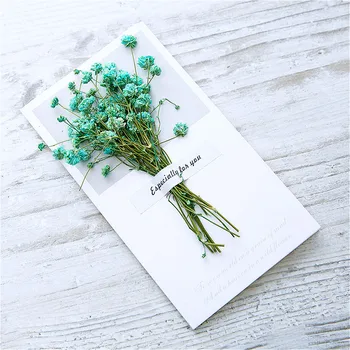 1pcs Lovely Dried Flowers Paper Envelopes Craft European Style Envelope For Card Mail Shipping Supplies Scrapbooking Gift 1