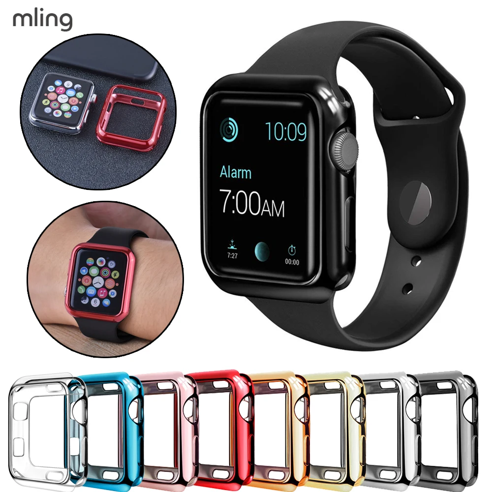 Soft Tpu Protective Case For Apple Watch Series 1 2 3 38mm 42mm 