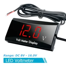 Best Price 3-digit LED Digital Display Car Voltmeter Volt Meter General Purpose For 12V Voltmeter Of Automobile And Motorcycle Best Price 3-digit LED Digital Display Car Voltmeter Volt Meter General Purpose For 12V Voltmeter Of Automobile And Motorcycle