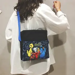 Уличная сумка Sesame Женская 2019 новая стильная повседневная универсальная сумка на одно плечо в Корейском стиле широкополосная Студенческая