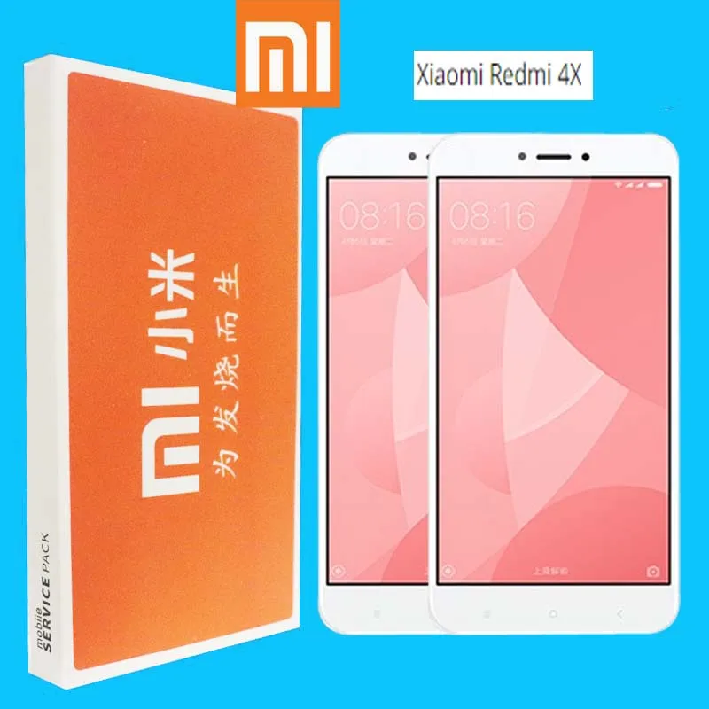 

Original Quality LCD+Frame For Xiaomi Redmi 4X LCD Display Screen Replacement For Redmi 4X Digiziter Assembly