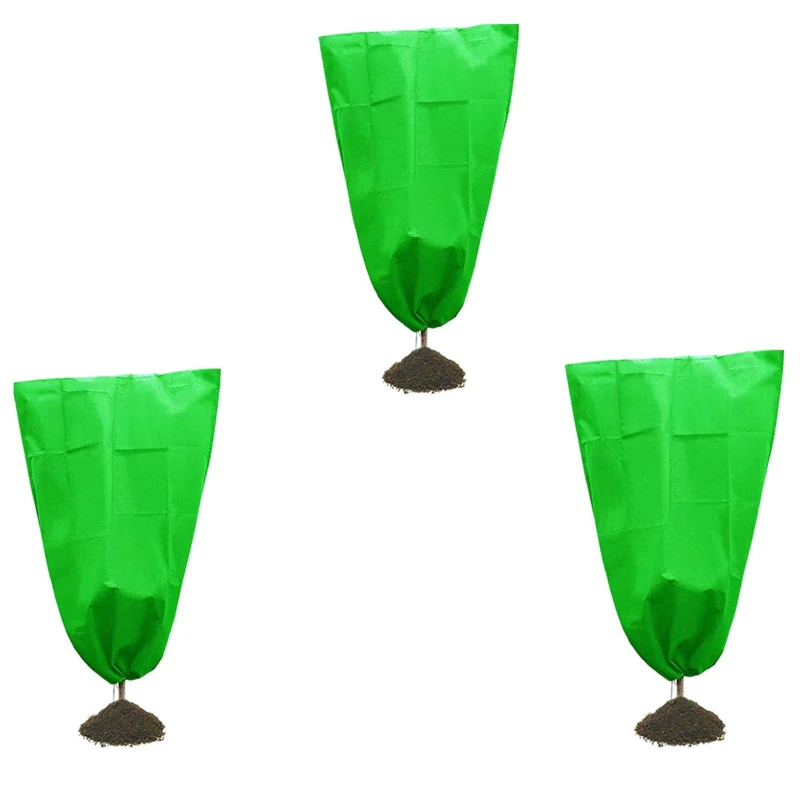 3 Pack Plant Covers Freeze Protection Tree Cover for Winter Outdoor Plants Cold Weather Frost