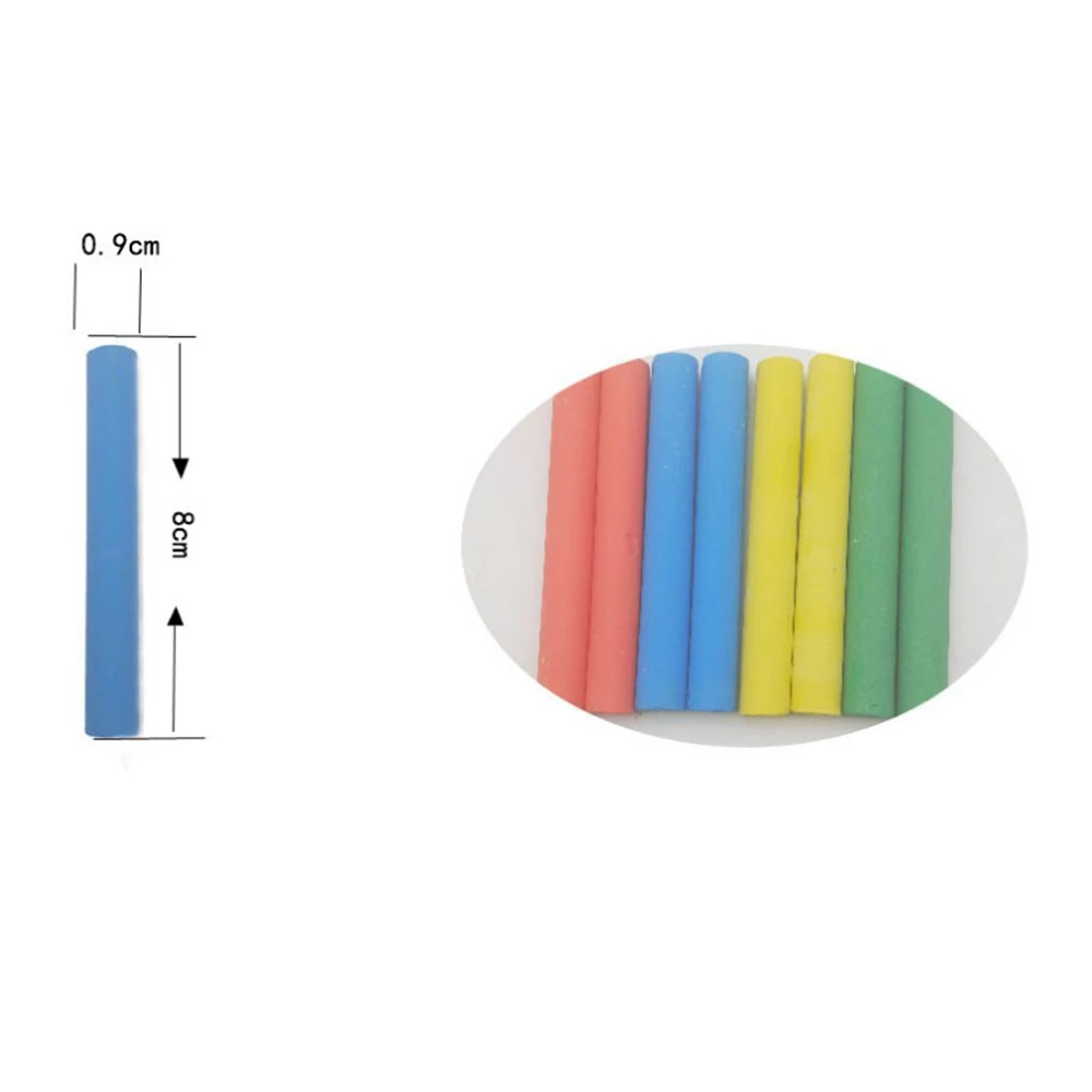 어린이 그림 놀이터 사이드 워크 아트 플로어 칠판 분필 낙서 사무용품 액세서리, 12 개