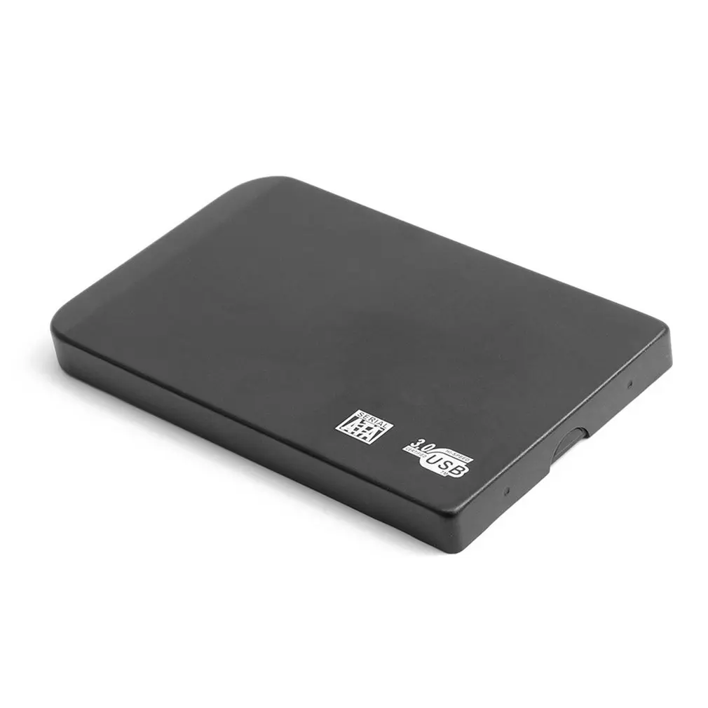 2,5 дюймовый внешний корпус для жесткого диска USB3.0 SATA жесткий диск черный чехол для ноутбука ПК Ультратонкий металлический