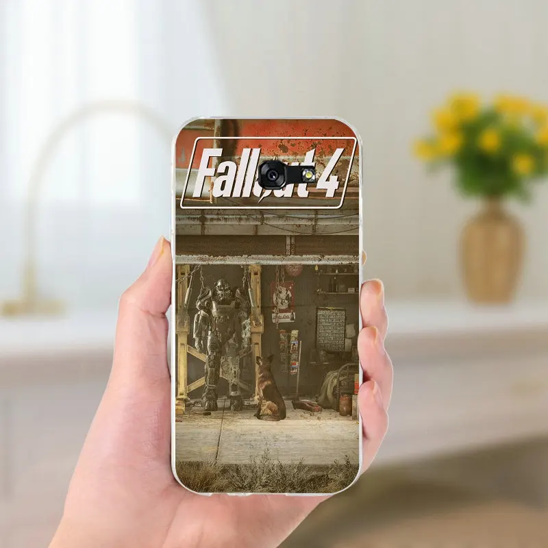 Мягкие силиконовые чехлы для телефонов из ТПУ Fallout 4 видеоигры для Samsung Galaxy A3 A5 A7 Core 8262 850 Grand I9082 Coque Shell