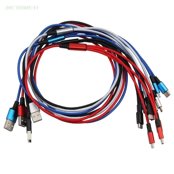 

3 in 1 USB Type C Micro Usb Cable Type-c For iPhone Charger Cord Fast Charging Data Sync Cables for Samsung Mobile Phone 50pcs