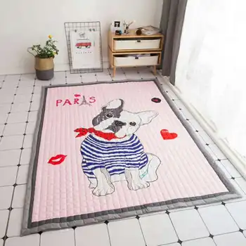 

Baby Play Mat Cotton Playmat for Child 145*195cm Non-slip 1.5cm Thickness Rugs Children Game Carpet Washable Kids Large Gym Mat