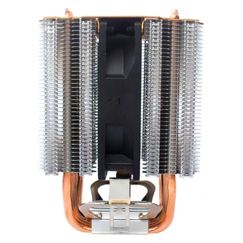 

LANSHUO 6 Heat Pipe CPU Radiator Color Lamp CPU Fan 1366Md Universal Desktop Computer (3-Wire Single Polar Multicolor Lamp)