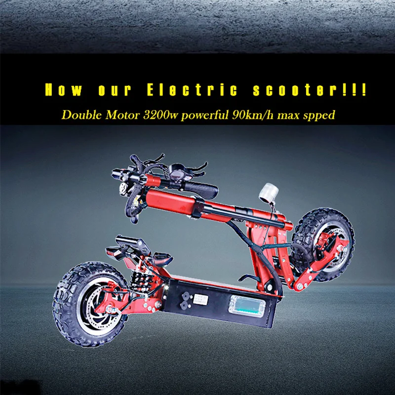 Electric Scooter 5000W Powerful 95KMH High Speed Samsung Lithium Battery Foldable Electric Skateboa