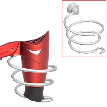 

NICEYARD Hairdryer Holder Aluminum Shelf Storage Organizer Wall Mounted Rack Multifunction Hanger Bathroom Hair Dryer Holder