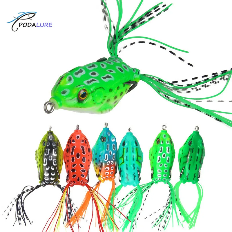 Мягкие рыболовные приманки лягушка окунь 14 г/6 см|Наживки| |