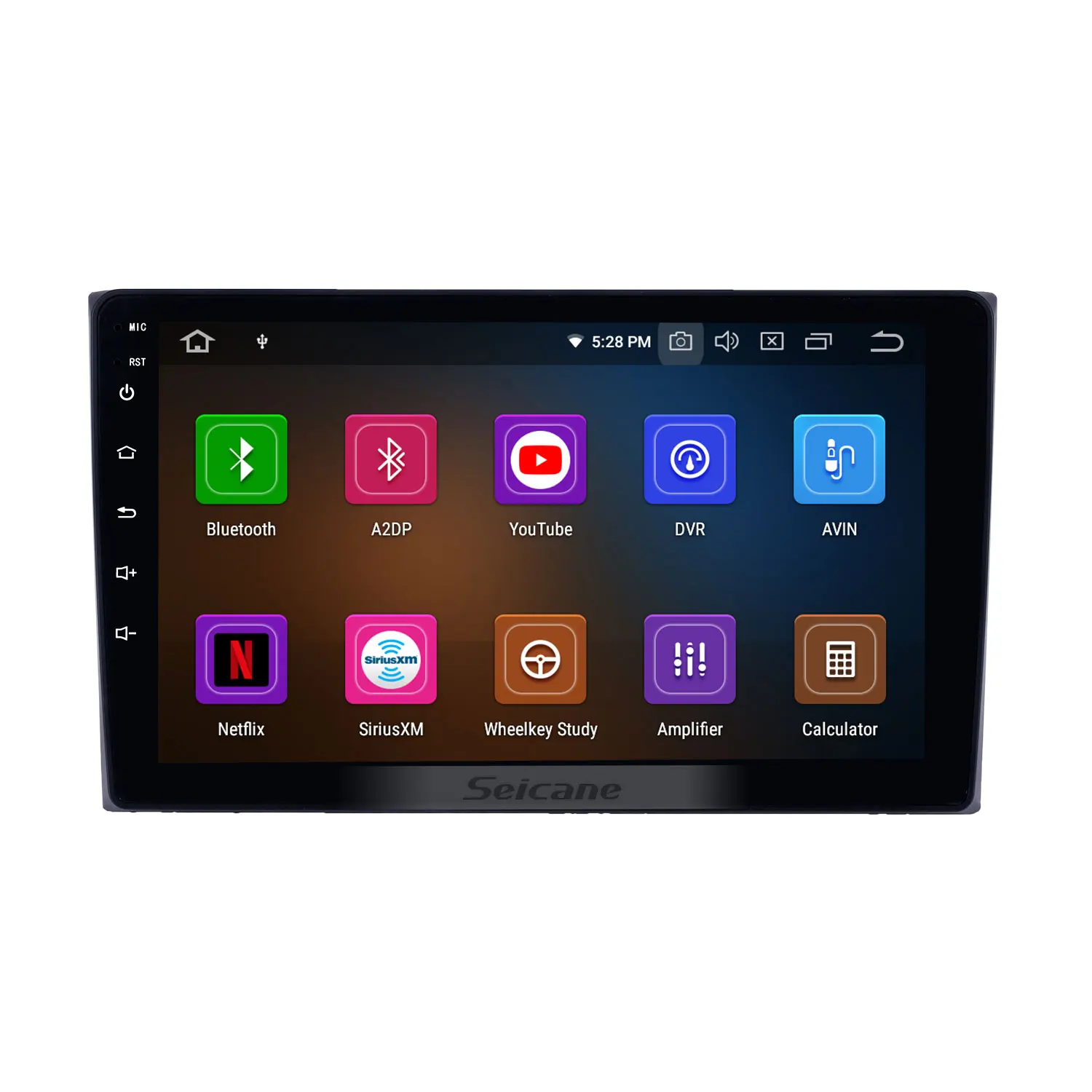 Автомагнитола Seicane мультимедийный плеер 9 дюймов Android 10 0 2 + 32 ГБ памяти GPS для