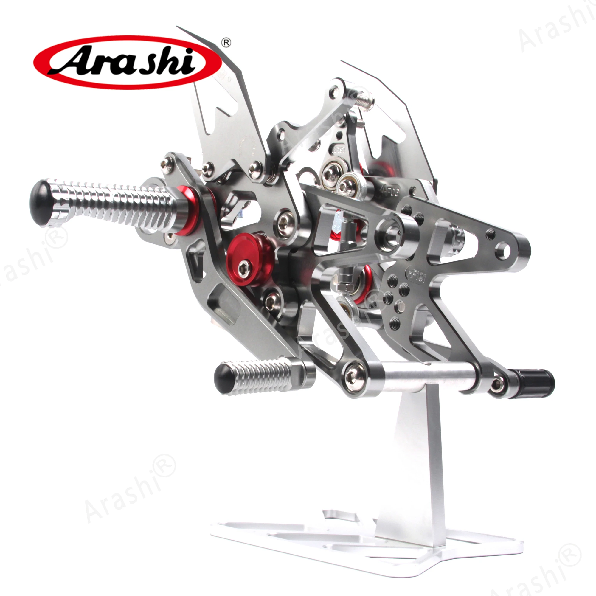 Arashi CNC Rider Foot Pegs Rearset Adjustable Motorcycle Footrests For BMW S1000R S1000 S 1000 R 2013 2014 2015 2016 '