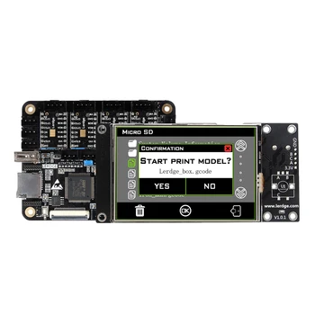 

LERDGE-X 3D Printer Controller Board Motherboard &3.5''Touch Screen& TMC2100