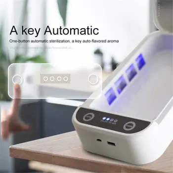 

Mobile phone germicidal lamp Cleaning Device Small UV disinfection lamp cleaning mobile phone UV disinfection box