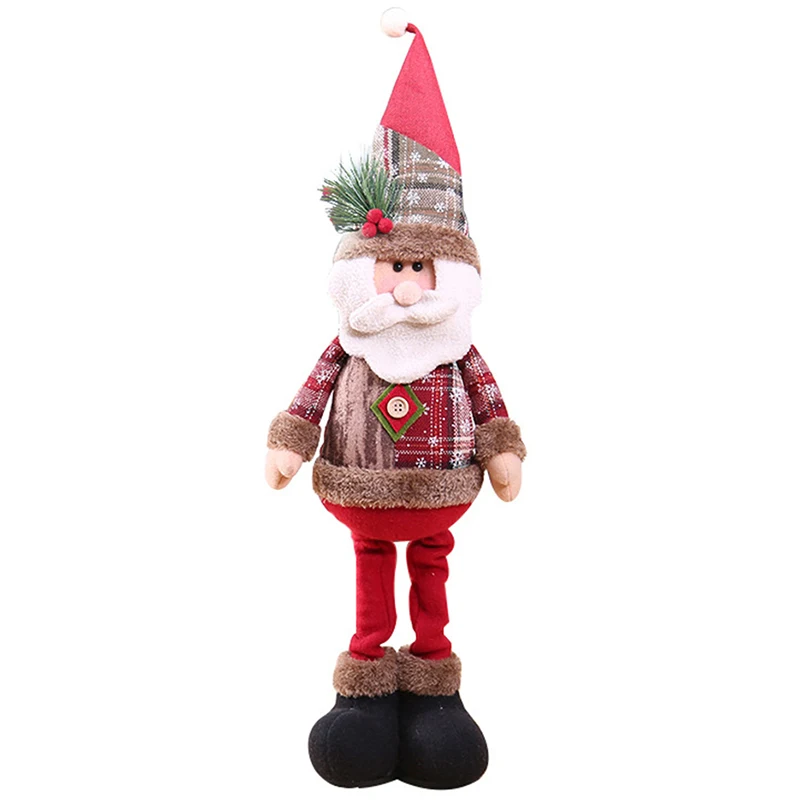 

Christmas Ornaments Christmas Gift Santa Claus Snowman Tree Toy Doll Hang Decorations for Home