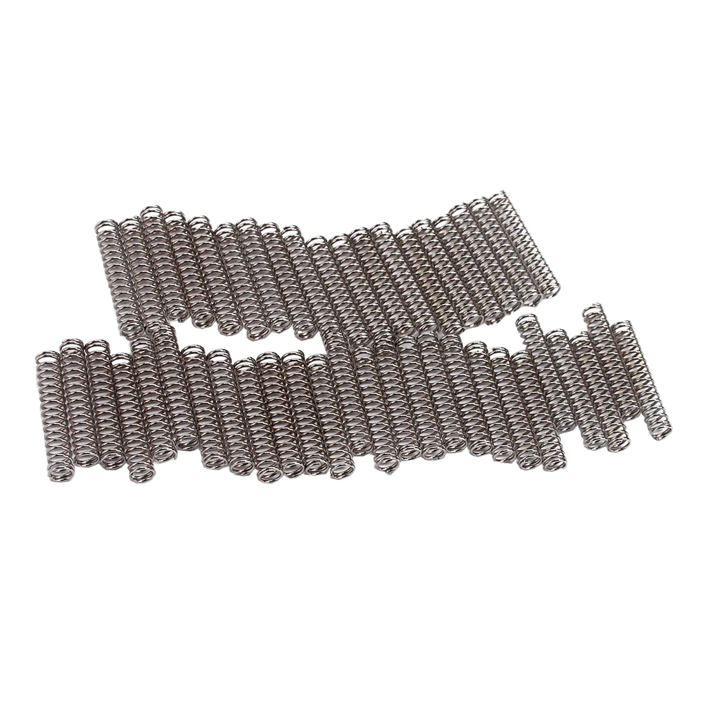 45 Pack Guitar Humbucker Pickup Frame Springs For Electric Guitar Parts 25x4.7mm
