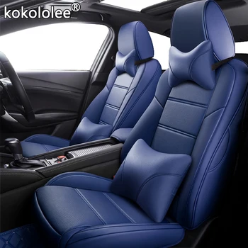

kokololee Custom Leather car seat cover set For Ford Everest Territory Explorer Mustang Ranger Automobiles Seat Covers car seat