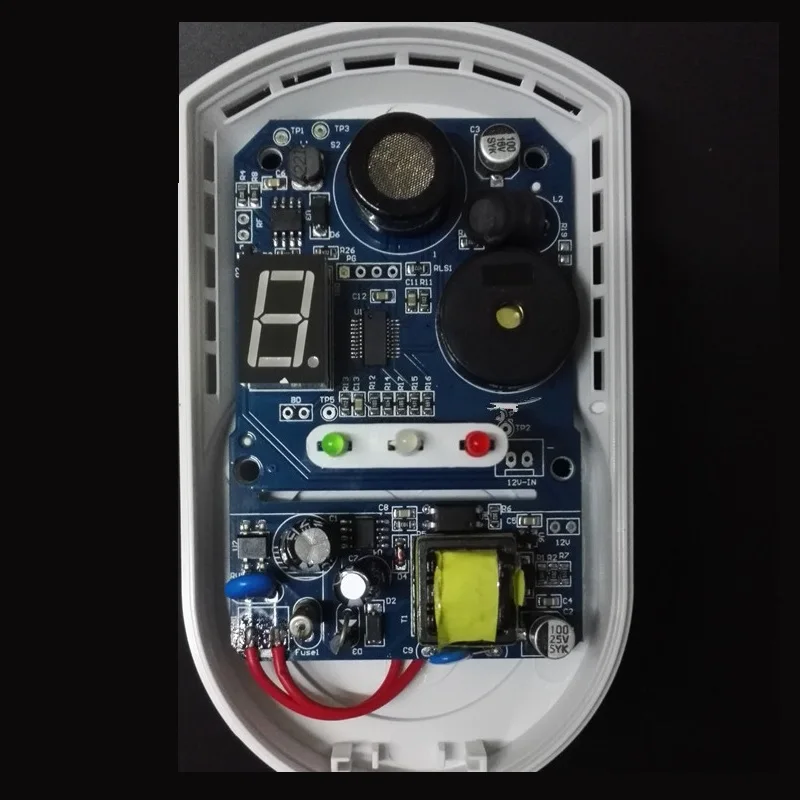 Gas Analyzer Combustible Gas Detector Nature Gas Leak Location Determine Tester Sound-light Alarm Warning Screen Kitchen Hotel