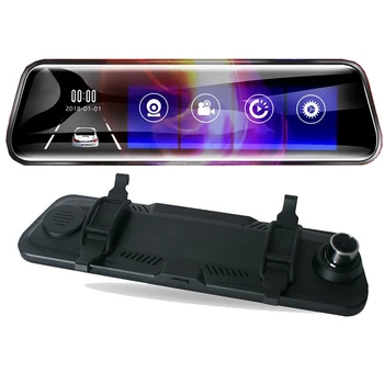 

1080P Streaming Media Driving Touch Screen Pull Lens Gravity Sensing Loop Recording Rearview High Definition Dash Cam Car DVR