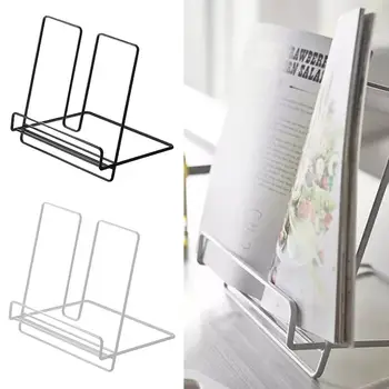 

Simple Iron Reading Stand Book Stand Holder Books Document Shelf Bookend Book Storage Rack Organizer Office School Supplies