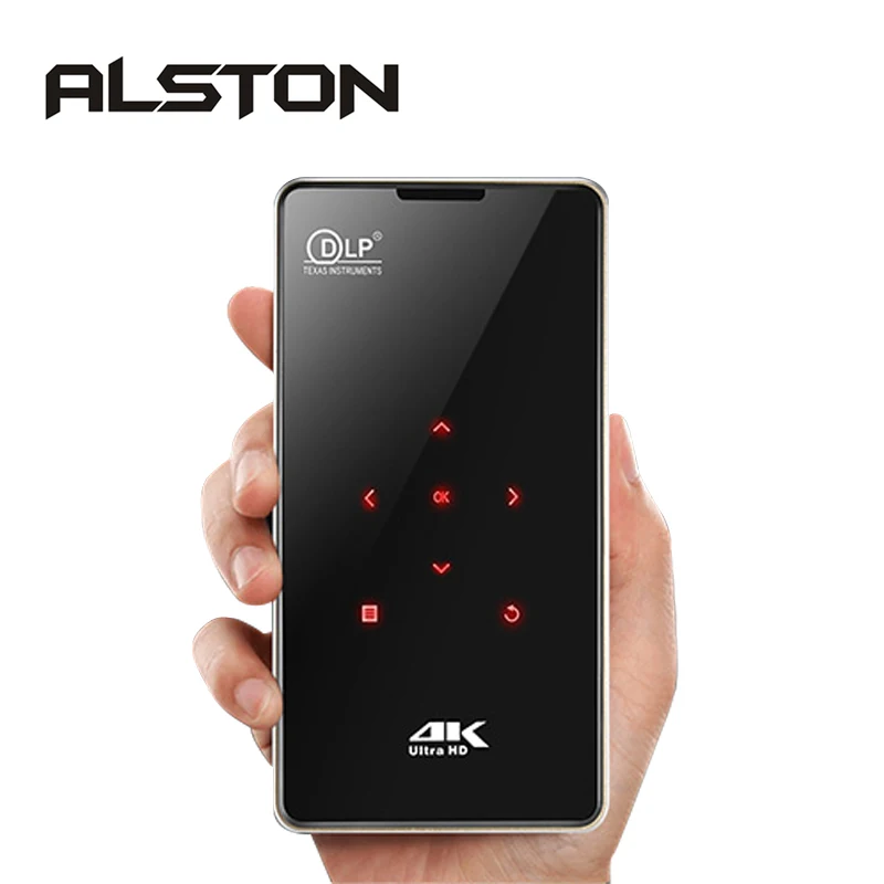 Мини проектор ALSTON P09 портативный DLP Android для домашнего кинотеатра HDMI поддержка