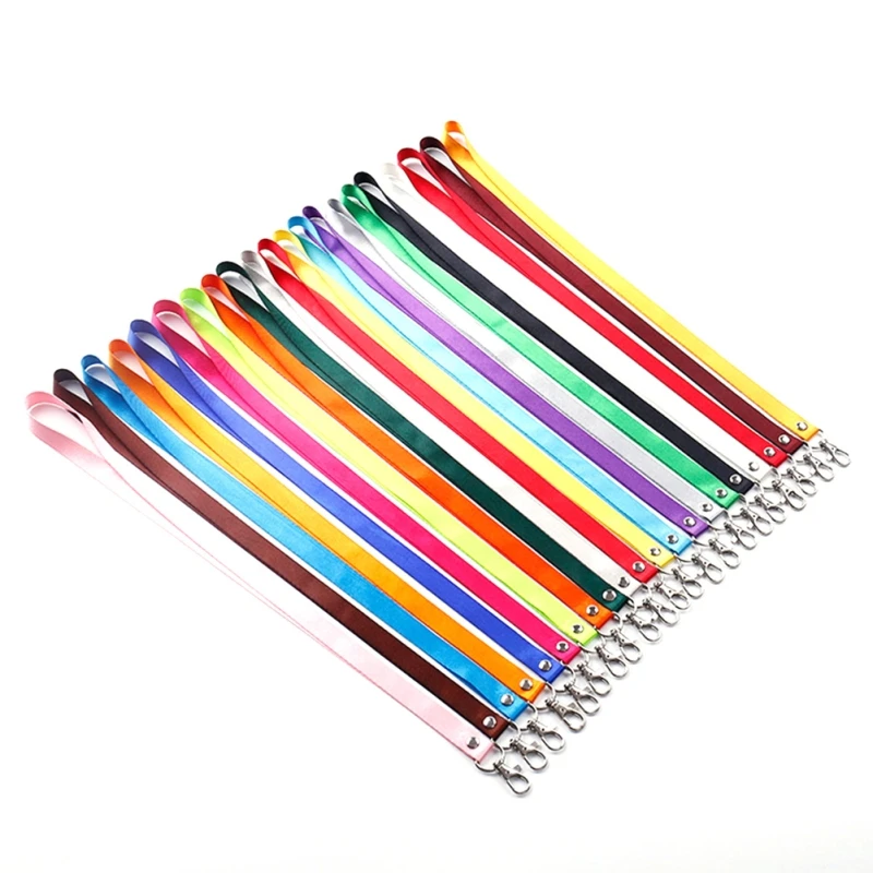 

Color Random Hanging Neck Long Phone Lanyard Label Documents Badge Rope Work Sign Sling